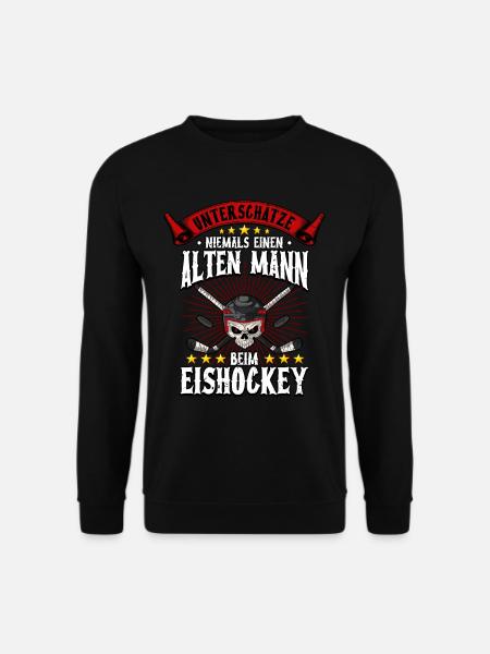 Eishockey Männer - Unisex Pullover - Schwarz
