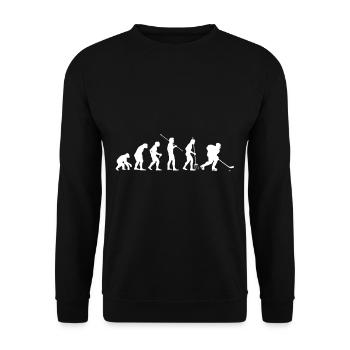 Eishockey - Unisex Pullover - Schwarz - Vorne - Alina (178cm) & Michal (187cm)