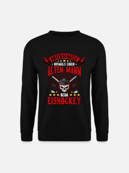 Eishockey Männer - Unisex Pullover - Schwarz