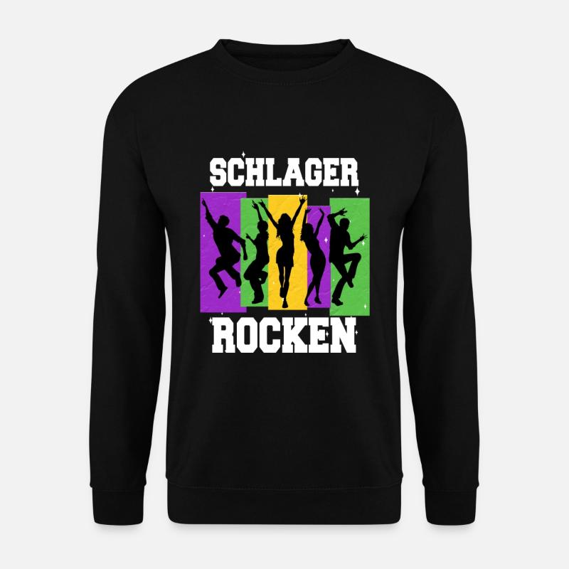 Schlagerparty Schlager - Unisex Pullover - Schwarz