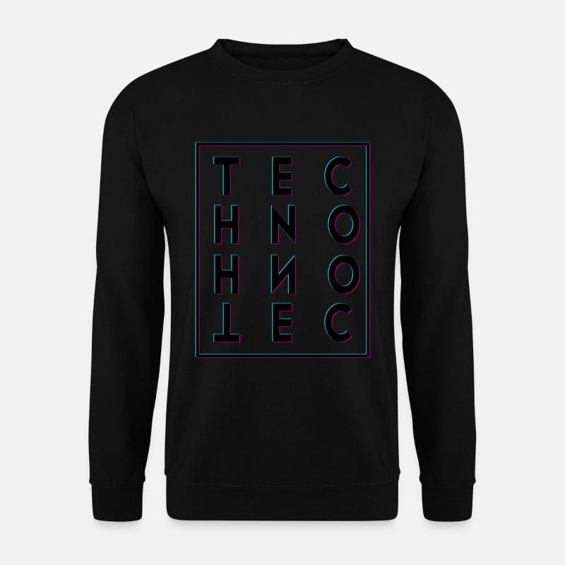 Techno - Unisex Sweatshirt - black