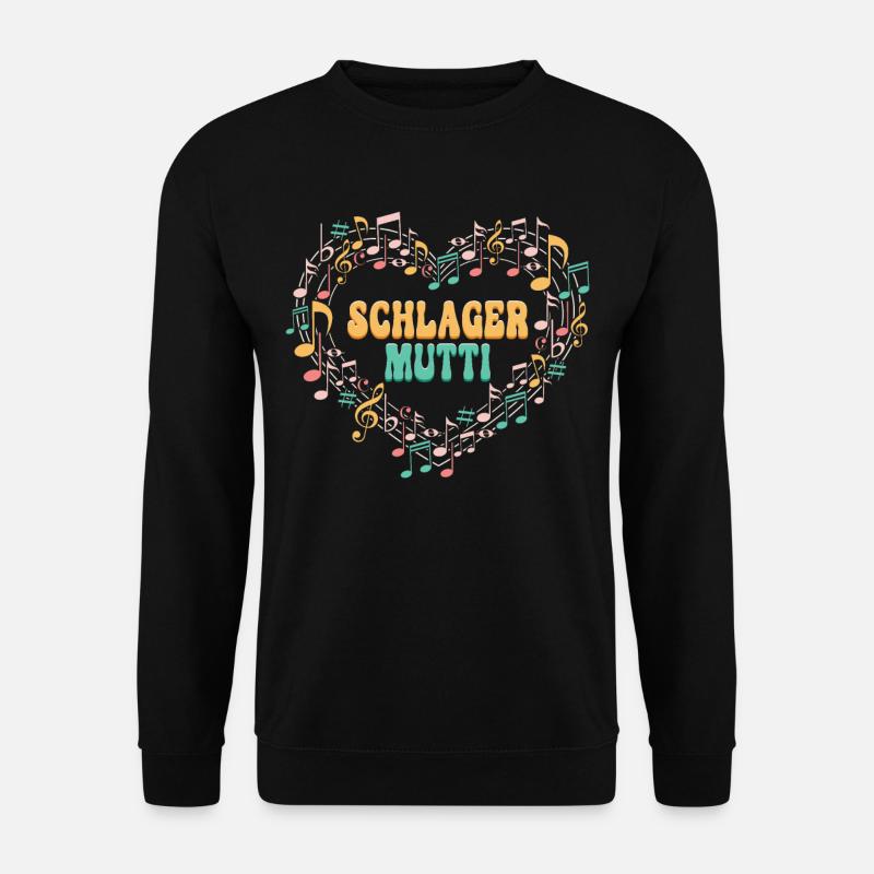 Schlagerparty Schlager Mutti - Unisex Pullover - Schwarz