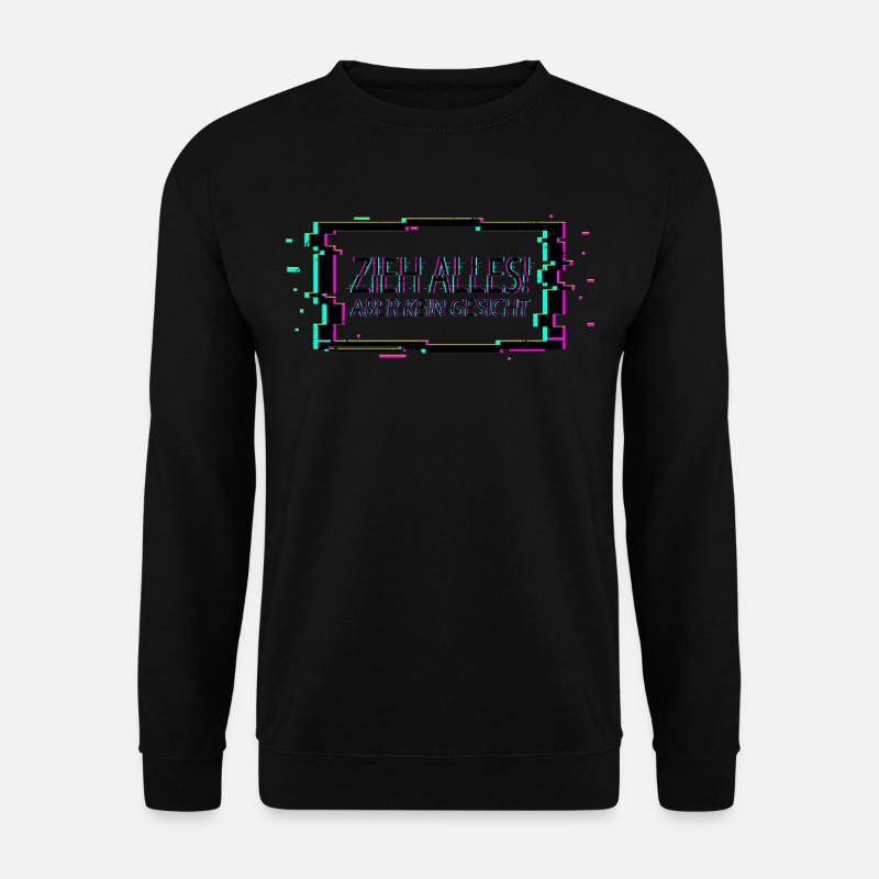 Techno Musik - Unisex Pullover - Schwarz