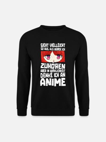 Anime Spruch Weeb Otaku - Unisex Pullover - Schwarz