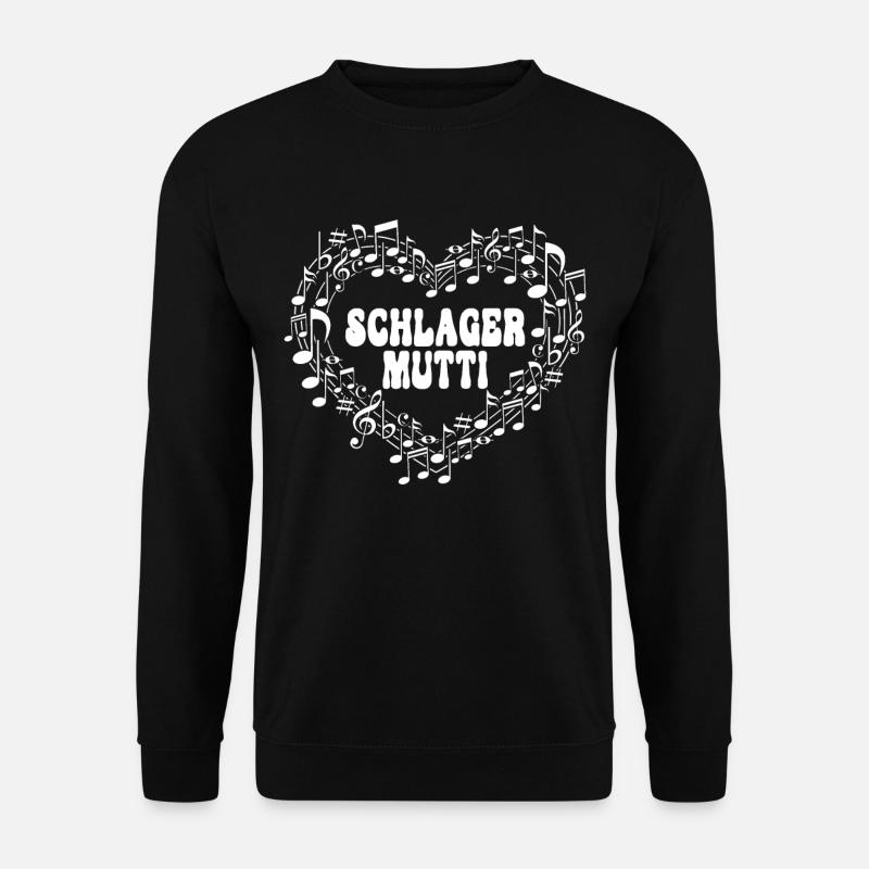 Schlagerparty Schlager Mutti - Unisex Pullover - Schwarz