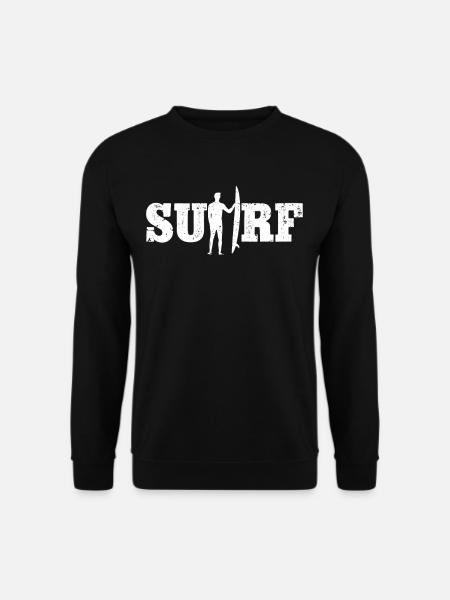 Surfing Surf Surfer - Unisex Sweatshirt - black