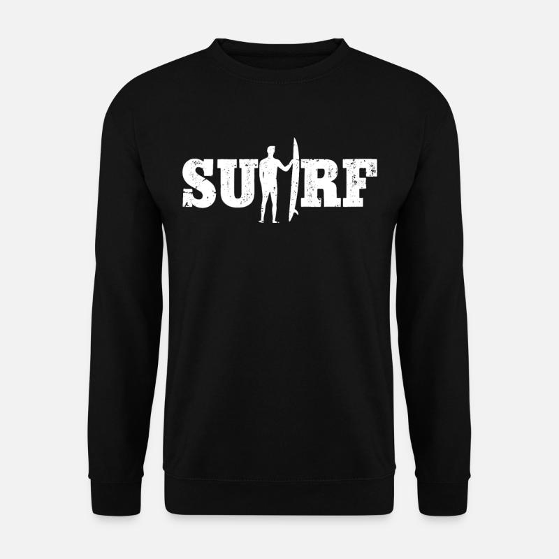 Surfing Surf Surfer - Unisex Sweatshirt - black