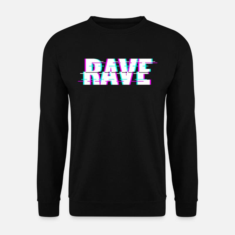 Techno Musik Rave - Unisex Pullover - Schwarz
