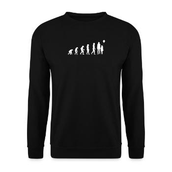 EVOLUTION OF AUNTS - Unisex Pullover - Schwarz - Vorne - Alina (178cm) & Michal (187cm)