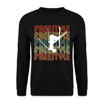 FREESTYLE - Unisex Pullover - Schwarz - Vorne - Alina (178cm) & Michal (187cm)