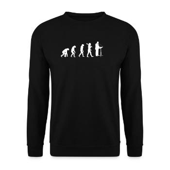 Evolution Of Ceos - Ceo Tshirt - Unisex Sweatshirt - black - Front - Alina (178cm) & Michal (187cm)