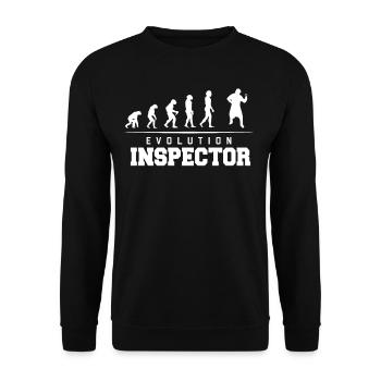 Inspector T-Shirt - Unisex Sweatshirt - black - Front - Alina (178cm) & Michal (187cm)