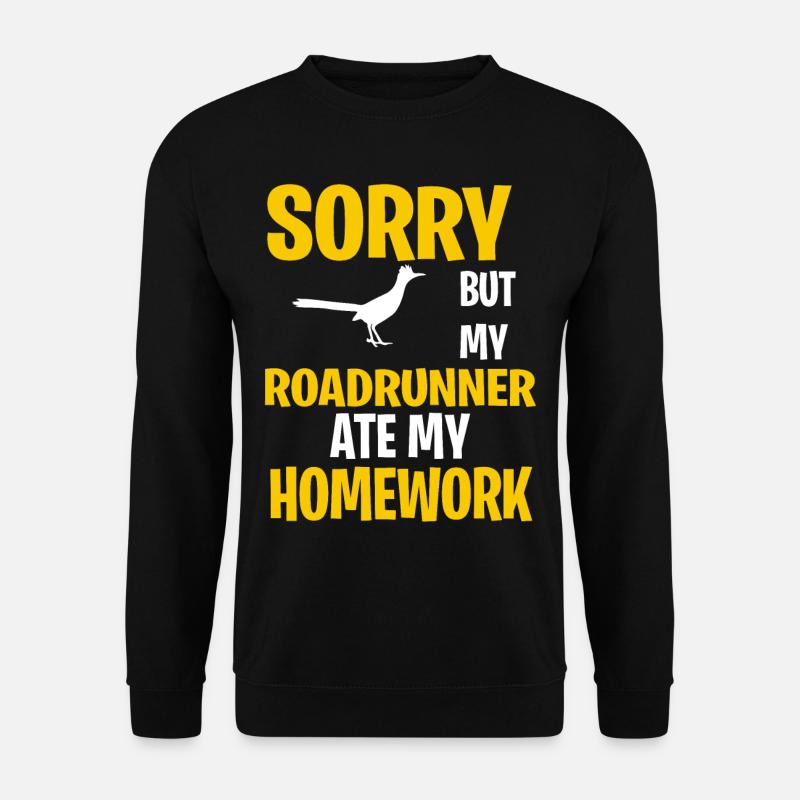Drôle d’idée de roadrunner présente - Sweat-shirt Unisexe - noir