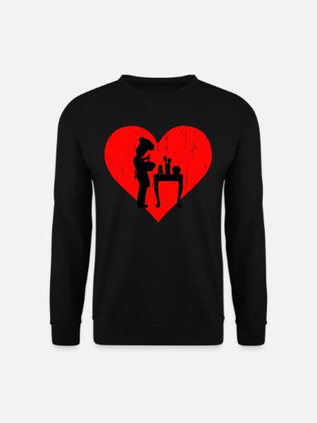 Gotowanie Heart - Unisex Sweatshirt - black