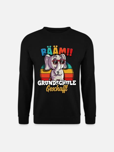 Bääm Grundschule Geschafft - Unisex Pullover - Schwarz