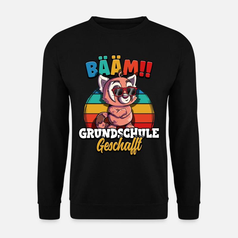 Bääm Grundschule Geschafft - Unisex Pullover - Schwarz