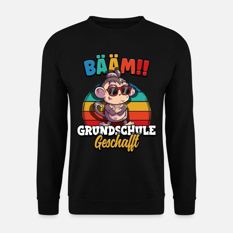 Bääm Grundschule Geschafft - Unisex Pullover - Schwarz