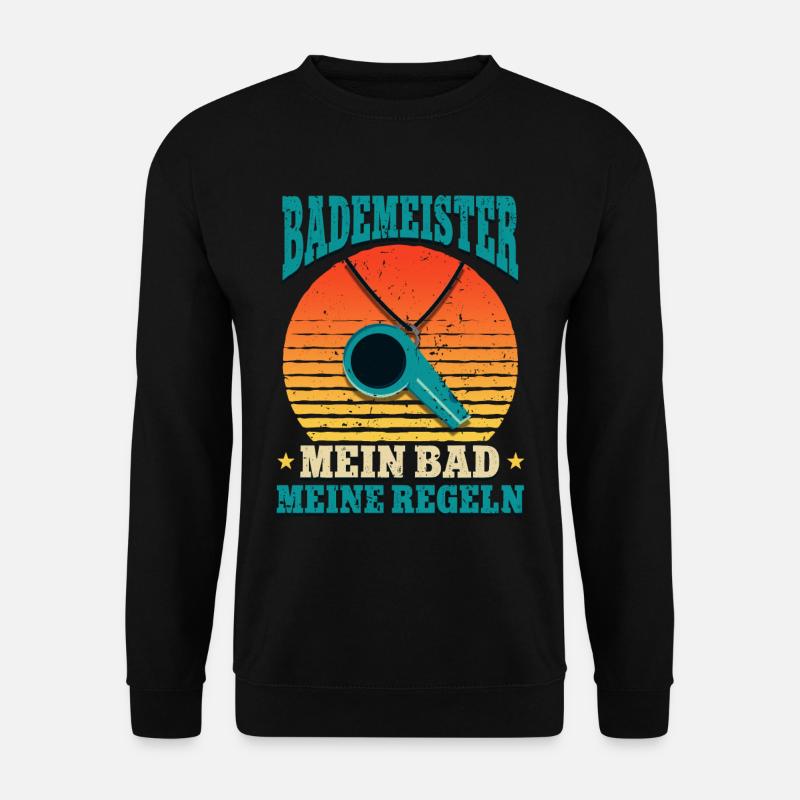 Rettungsschwimmer Bademeister - Unisex Pullover - Schwarz