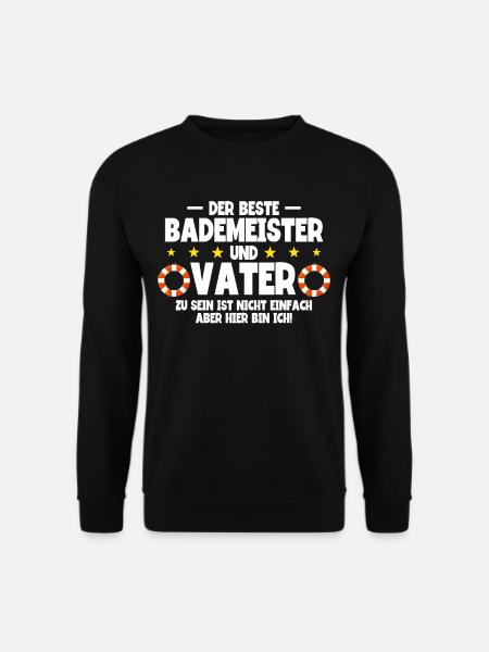 Rettungsschwimmer Bademeister - Unisex Pullover - Schwarz