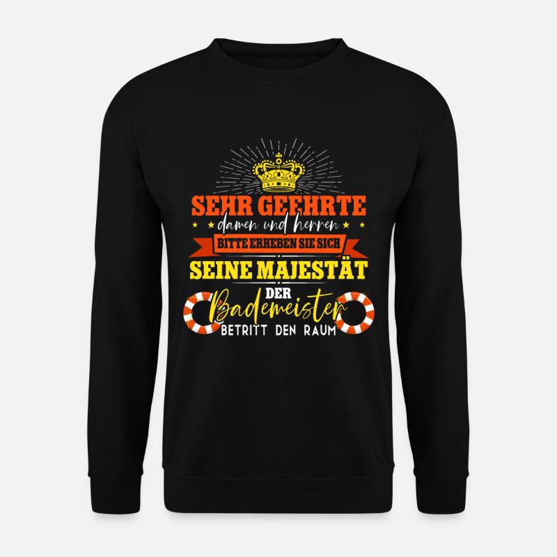 Rettungsschwimmer Bademeister - Unisex Pullover - Schwarz