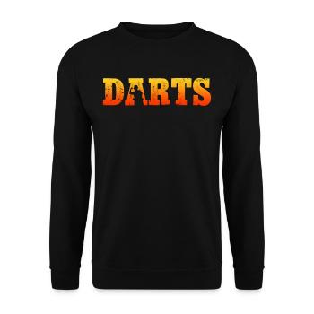 Joueurs de fléchettes - Sweat-shirt Unisexe - noir - Devant - Alina (178cm) & Michal (187cm)