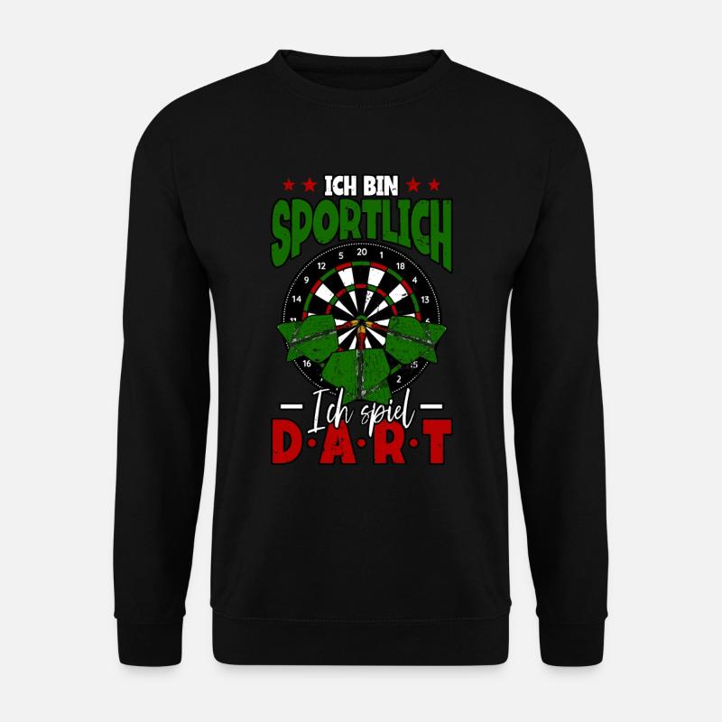 Darts Dartspieler - Unisex Pullover - Schwarz