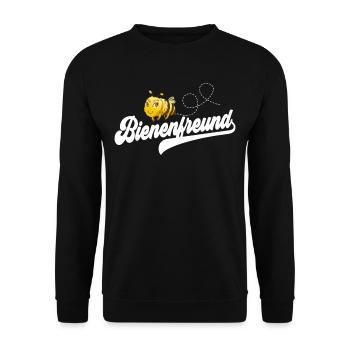 Bienenzüchter Imker Bienenfreund - Unisex Pullover - Schwarz - Vorne - Alina (178cm) & Michal (187cm)