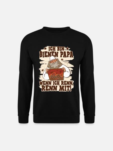 Bees Papa Beekeeper Beekeeper - Unisex Sweatshirt - black