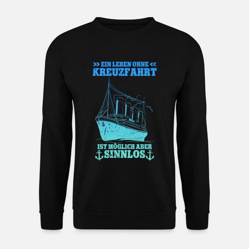 Kreuzfahrt - Unisex Pullover - Schwarz