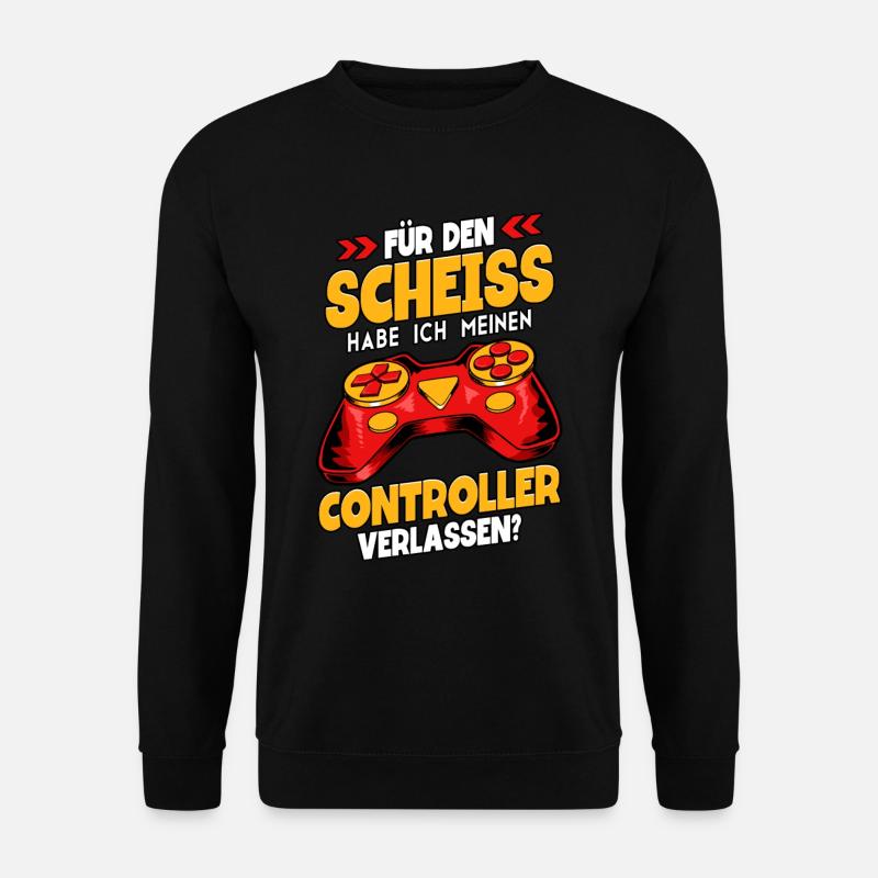 Zocken Gaming - Unisex Pullover - Schwarz
