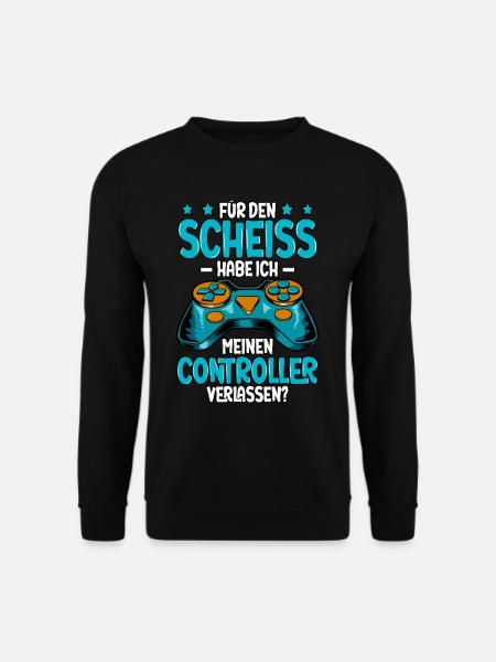 Zocken Gaming - Unisex Pullover - Schwarz