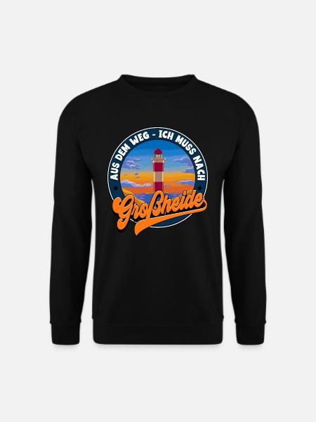 Großheide - Unisex Pullover - Schwarz