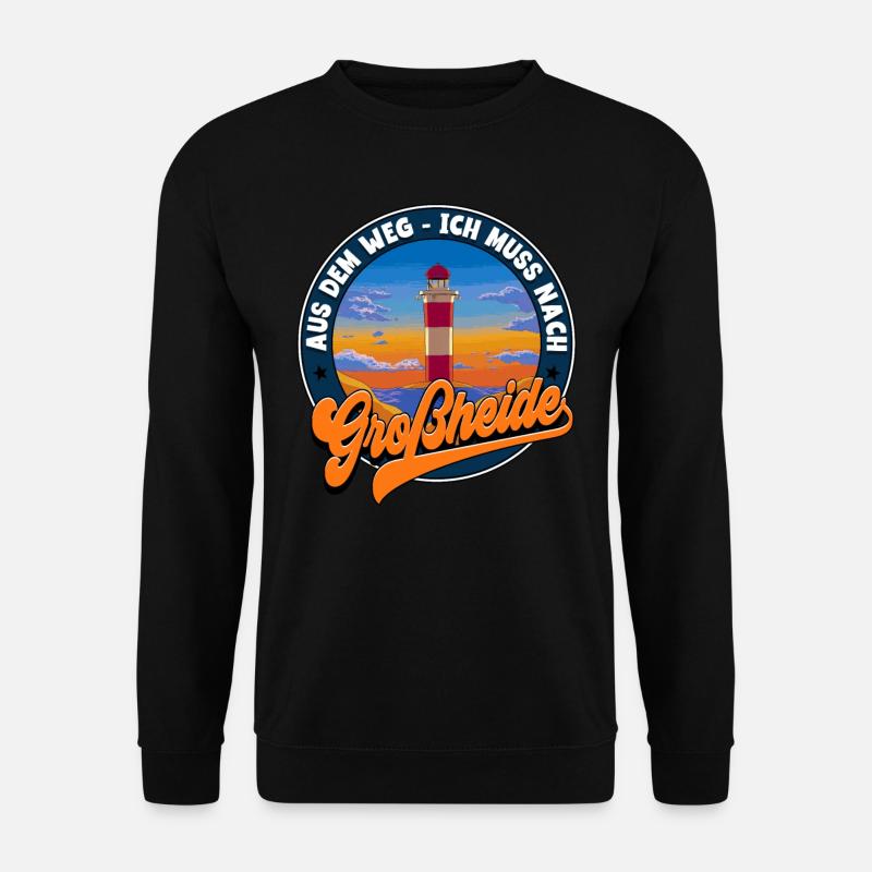 Großheide - Unisex Pullover - Schwarz