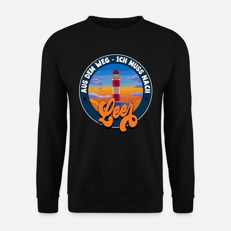 Leer - Unisex Pullover - Schwarz