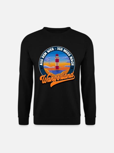 Wangerland - Unisex Pullover - Schwarz