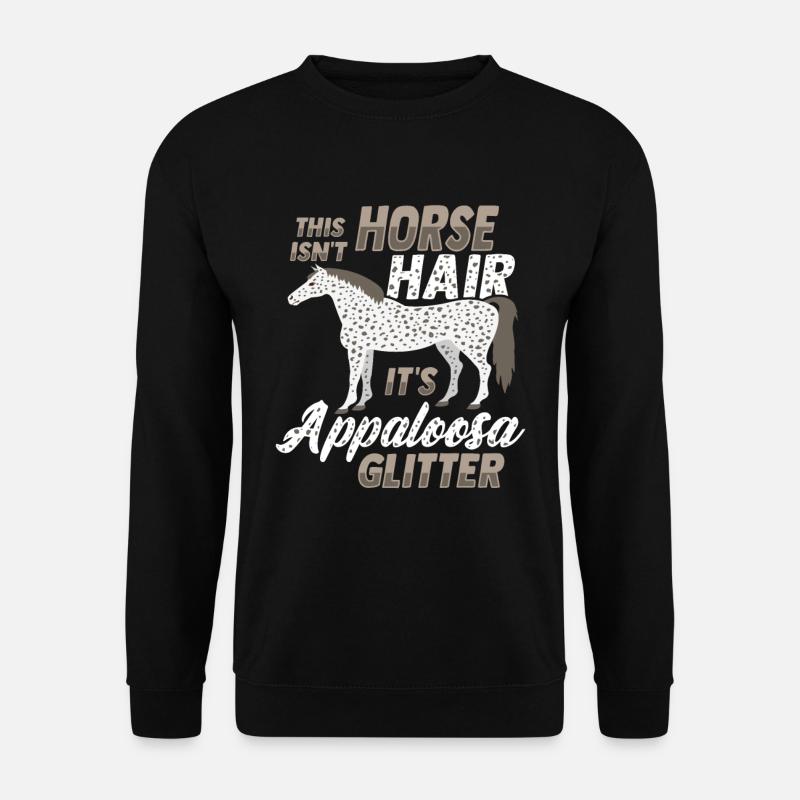 Appaloosa Pferd - Unisex Pullover - Schwarz
