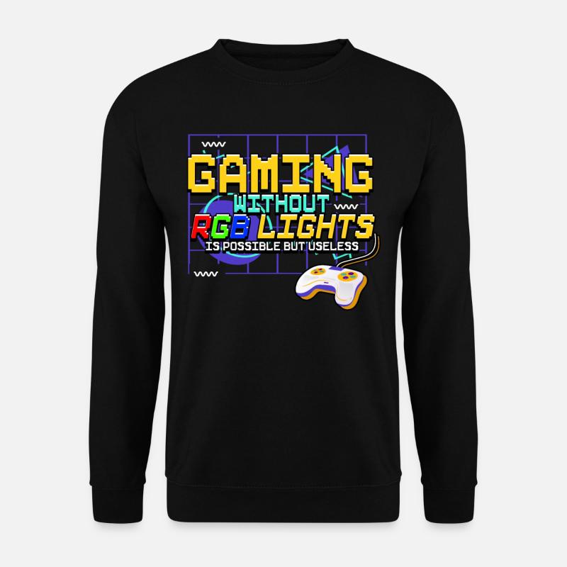 Zocken Gaming - Unisex Pullover - Schwarz