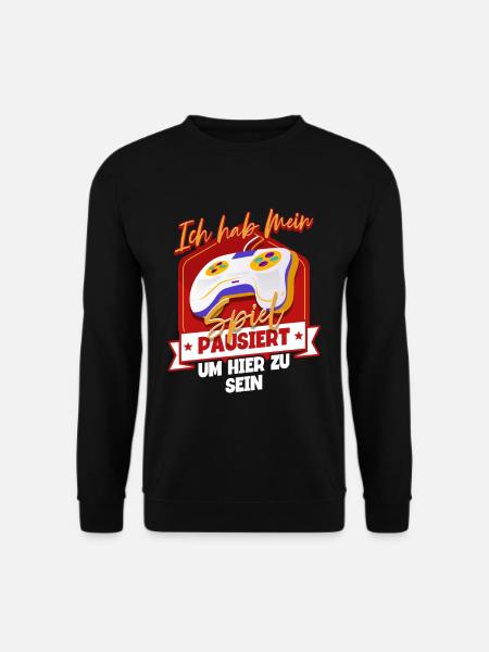 Zocken Gaming - Unisex Pullover - Schwarz