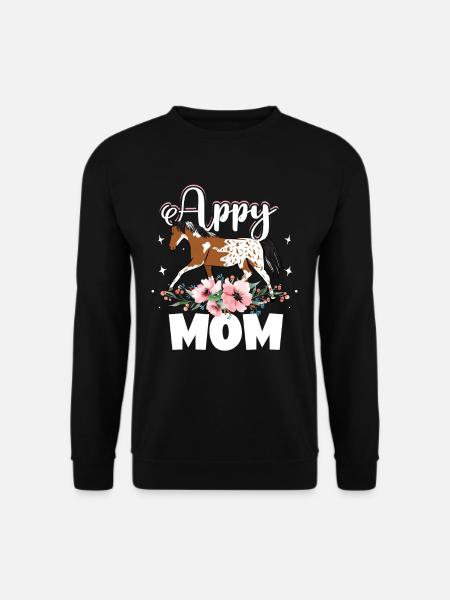 Appaloosa-Pferdekleidung Appaloosa-Mutter - Unisex Pullover - Schwarz