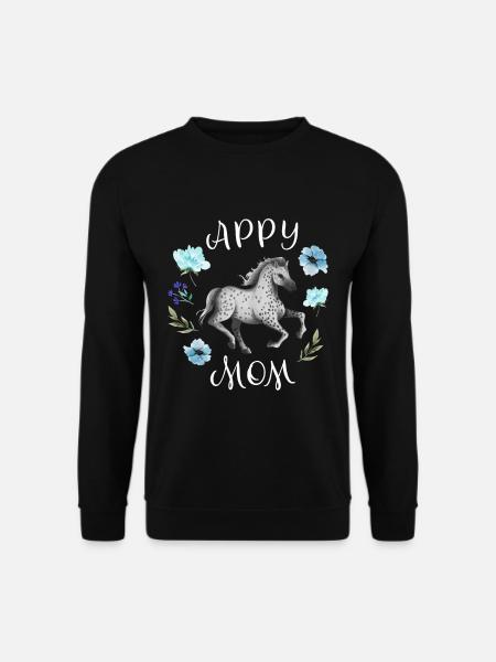 Appaloosa Vêtements de cheval Appaloosa Mère - Sweat-shirt Unisexe - noir