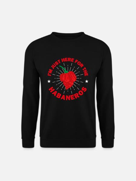 Scoville Chili Habanero - Sweat-shirt Unisexe - noir