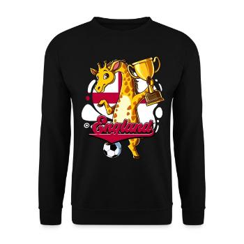 England Fußball - Unisex Pullover - Schwarz - Vorne - Alina (178cm) & Michal (187cm)