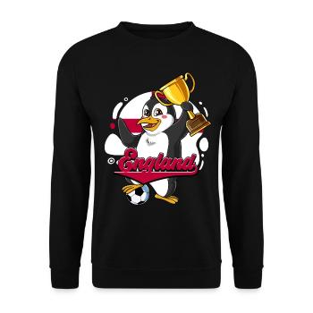 England Fußball - Unisex Pullover - Schwarz - Vorne - Alina (178cm) & Michal (187cm)