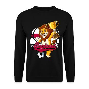 England Fußball - Unisex Pullover - Schwarz - Vorne - Alina (178cm) & Michal (187cm)
