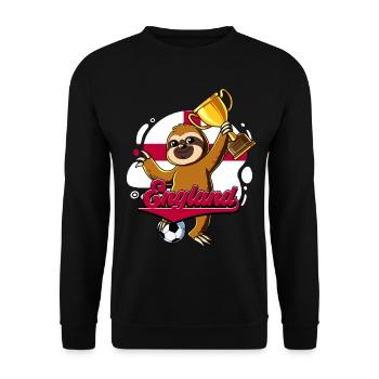 England Fußball - Unisex Pullover - Schwarz - Vorne - Alina (178cm) & Michal (187cm)
