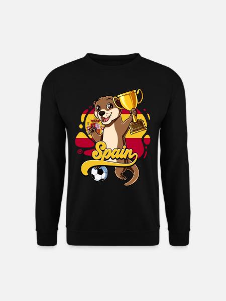 Spanien Fußball - Unisex Pullover - Schwarz