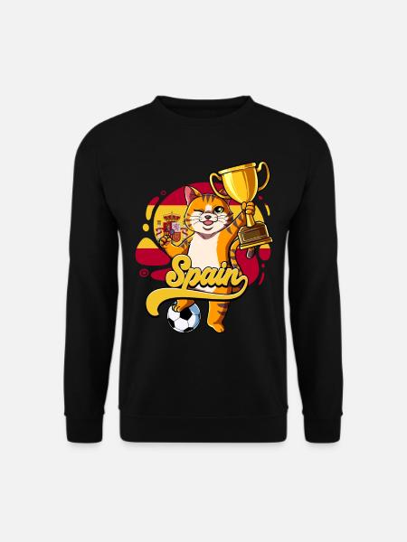 Spanien Fußball - Unisex Pullover - Schwarz