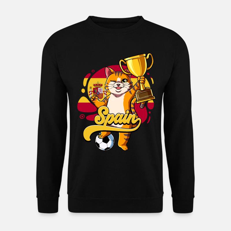 Spanien Fußball - Unisex Pullover - Schwarz