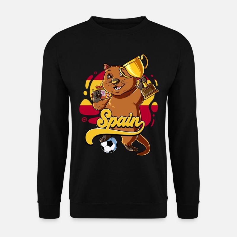 Spanien Fußball - Unisex Pullover - Schwarz