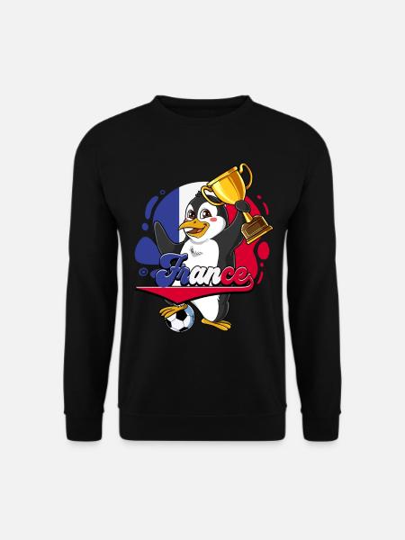 Frankreich Fußball - Unisex Pullover - Schwarz